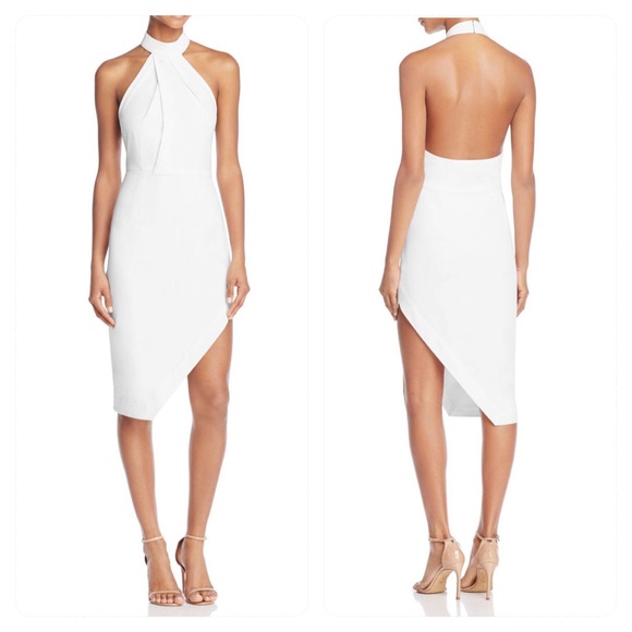 NWT! StyleStalker - White Riscal Midi Dress - Picture 1 of 8
